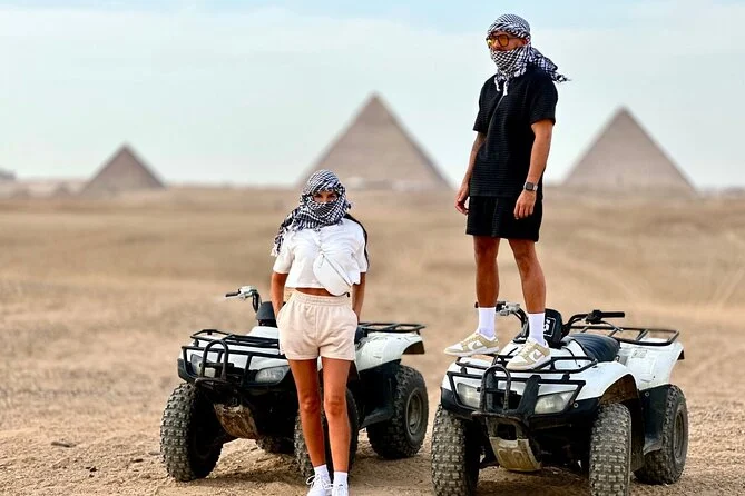 60 min quad bike ride private tour from cairo or giza